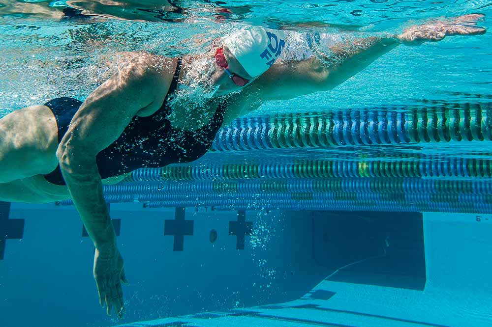 Proper breathing exercise online in swimming